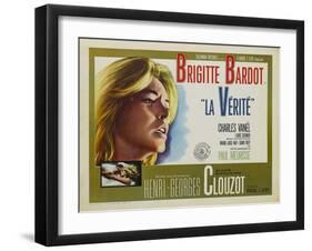 The Truth, 1960 "La Verite" Directed by Henri-georges Clouzot-null-Framed Giclee Print