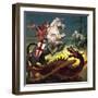 The Truth Behind the Legend: St George -- the Soldier Who Became a Saint-English School-Framed Giclee Print