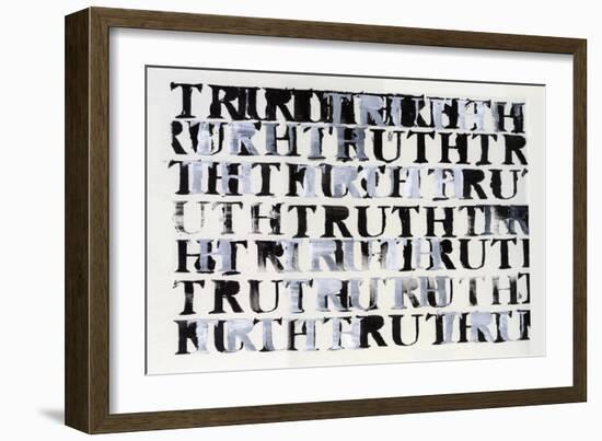 The Truth in Black and White, 2015-Nancy Moniz Charalambous-Framed Giclee Print