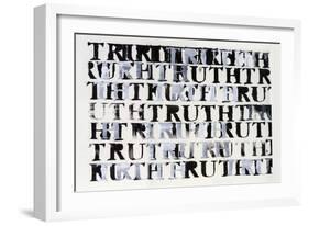 The Truth in Black and White, 2015,-Nancy Moniz Charalambous-Framed Giclee Print