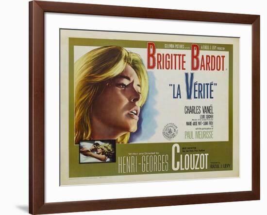 The Truth, UK Movie Poster, 1961-null-Framed Art Print