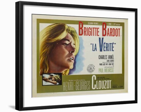 The Truth, UK Movie Poster, 1961-null-Framed Art Print