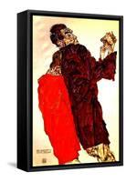 The Truth Unveiled, 1913-Egon Schiele-Framed Stretched Canvas