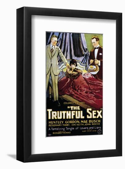 The Truthful Sex - 1926-null-Framed Giclee Print