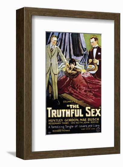 The Truthful Sex - 1926-null-Framed Giclee Print