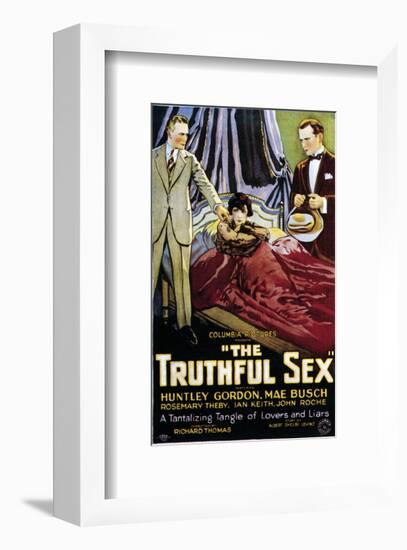 The Truthful Sex - 1926-null-Framed Giclee Print