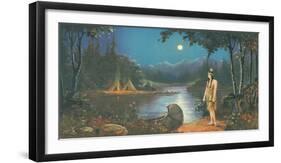 The Tryst, In the Land of Hiawatha-Ambrose Reynaud-Framed Giclee Print