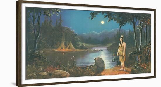 The Tryst, In the Land of Hiawatha-Ambrose Reynaud-Framed Giclee Print