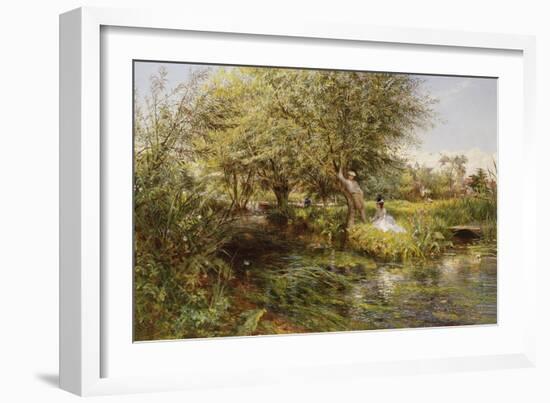 The Trysting Place-Charles James Lewis-Framed Giclee Print