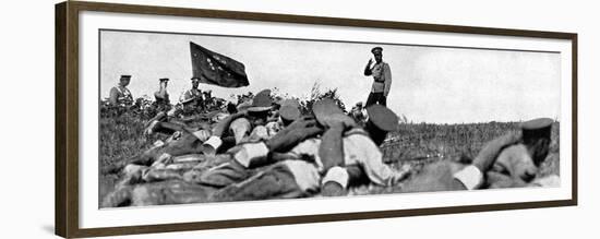 The Tsar Saluting Troops-null-Framed Premium Giclee Print
