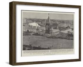 The Tsar Unveiling the Monument to Alexander II in Moscow-null-Framed Giclee Print
