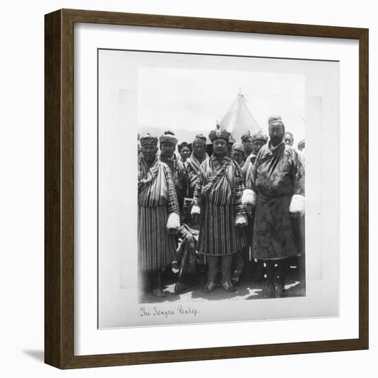 The Tsongsa Penlop, Bhutan, 1903-04-John Claude White-Framed Giclee Print