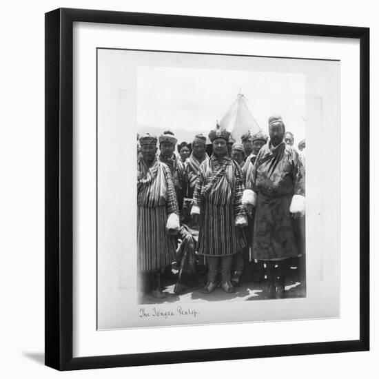 The Tsongsa Penlop, Bhutan, 1903-04-John Claude White-Framed Giclee Print