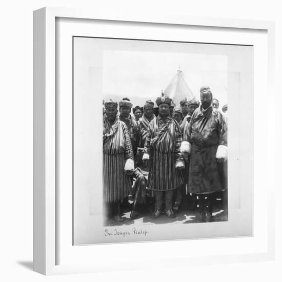 The Tsongsa Penlop, Bhutan, 1903-04-John Claude White-Framed Giclee Print