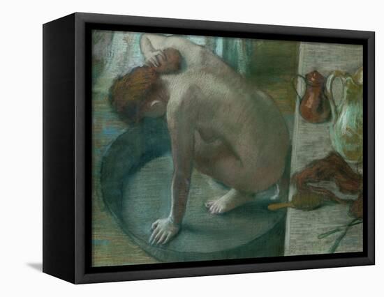 The Tub (Bathing Woman), 1886-Edgar Degas-Framed Stretched Canvas