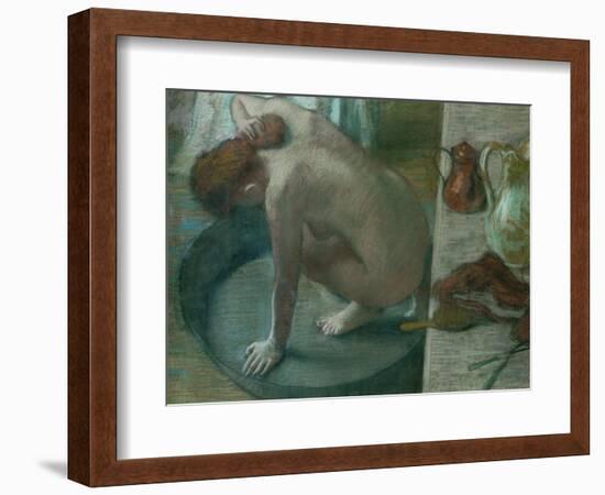 The Tub (Bathing Woman), 1886-Edgar Degas-Framed Giclee Print