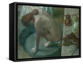 The Tub (Bathing Woman), 1886-Edgar Degas-Framed Stretched Canvas