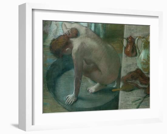 The Tub (Bathing Woman), 1886-Edgar Degas-Framed Giclee Print