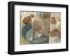 The Tub-Edgar Degas-Framed Art Print