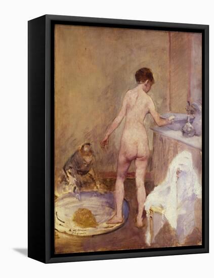 The Tub-Jean-Louis Forain-Framed Stretched Canvas