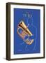 The Tuba-null-Framed Art Print