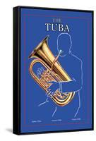 The Tuba-null-Framed Stretched Canvas