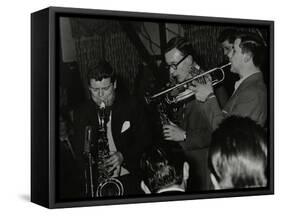 The Tubby Hayes Sextet Playing at the Co-Op Civic Centre, Bristol, 1950S. Pictured are Tubby Hayes-Denis Williams-Framed Stretched Canvas