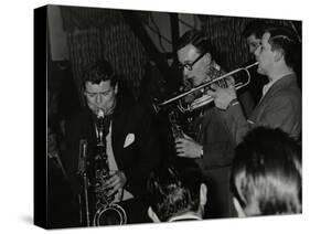 The Tubby Hayes Sextet Playing at the Co-Op Civic Centre, Bristol, 1950S. Pictured are Tubby Hayes-Denis Williams-Stretched Canvas