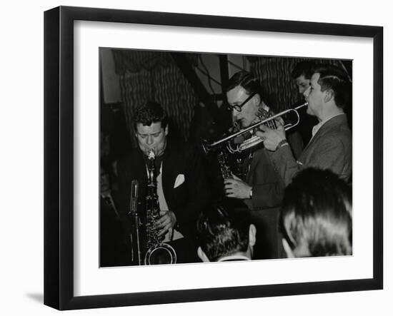 The Tubby Hayes Sextet Playing at the Co-Op Civic Centre, Bristol, 1950S. Pictured are Tubby Hayes-Denis Williams-Framed Photographic Print