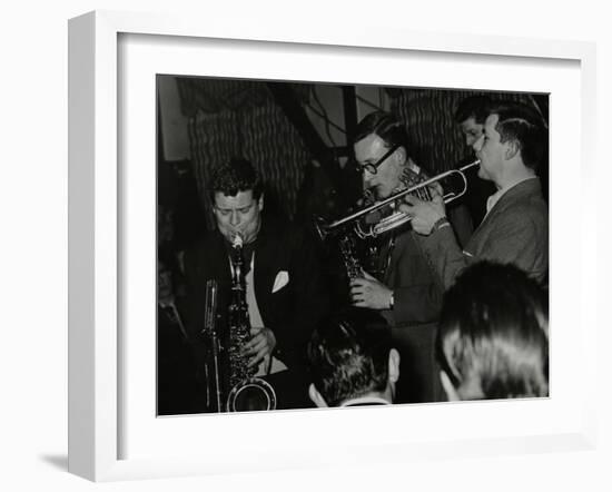 The Tubby Hayes Sextet Playing at the Co-Op Civic Centre, Bristol, 1950S. Pictured are Tubby Hayes-Denis Williams-Framed Photographic Print