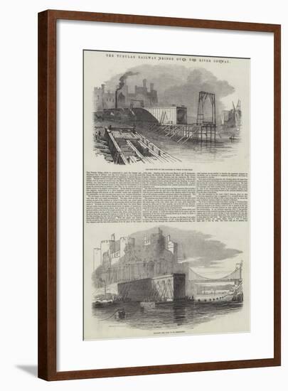 The Tubular Railway Bridge over the River Conway-null-Framed Giclee Print