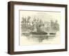 The Tug-Boat Donaldson Moving Up the Cape Fear, March 1865-null-Framed Giclee Print