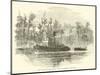 The Tug-Boat Donaldson Moving Up the Cape Fear, March 1865-null-Mounted Giclee Print