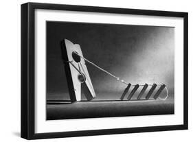 The Tug-Of-War-Victoria Ivanova-Framed Premium Photographic Print