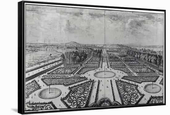 The Tuileries Garden-Israel, The Younger Silvestre-Framed Stretched Canvas