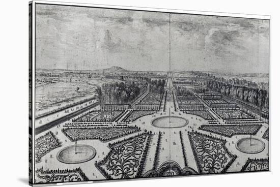 The Tuileries Garden-Israel, The Younger Silvestre-Stretched Canvas