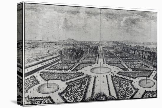 The Tuileries Garden-Israel, The Younger Silvestre-Stretched Canvas