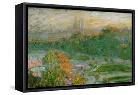 The Tuileries Gardens, 1875-Claude Monet-Framed Stretched Canvas