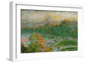 The Tuileries Gardens, 1875-Claude Monet-Framed Giclee Print