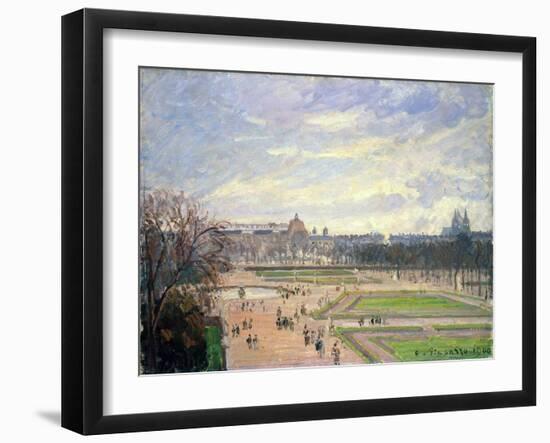 The Tuileries Gardens, 1900-Camille Pissarro-Framed Giclee Print