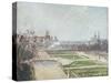 The Tuileries Gardens and the Louvre-Camille Pissarro-Stretched Canvas