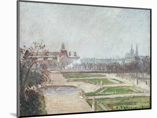 The Tuileries Gardens and the Louvre-Camille Pissarro-Mounted Giclee Print