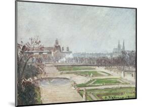 The Tuileries Gardens and the Louvre-Camille Pissarro-Mounted Giclee Print