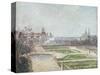 The Tuileries Gardens and the Louvre-Camille Pissarro-Stretched Canvas