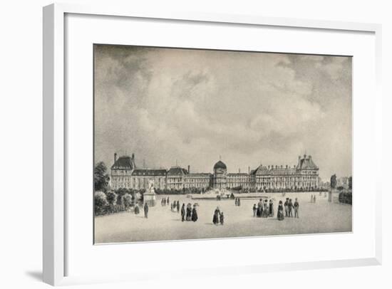 'The Tuileries Palace from the Gardens', 1915-Unknown-Framed Giclee Print
