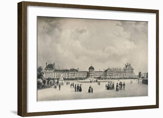 'The Tuileries Palace from the Gardens', 1915-Unknown-Framed Giclee Print