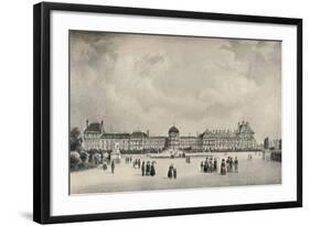 'The Tuileries Palace from the Gardens', 1915-Unknown-Framed Giclee Print