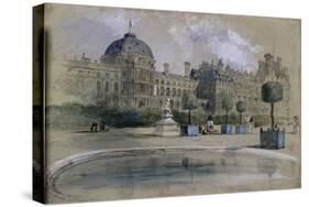 The Tuileries, Paris, France, 1846-John Gilbert-Stretched Canvas