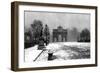 The Tuileries under Snow and the Carrousel Arch, Paris, 1931-Ernest Flammarion-Framed Premium Giclee Print