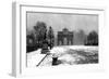 The Tuileries under Snow and the Carrousel Arch, Paris, 1931-Ernest Flammarion-Framed Premium Giclee Print